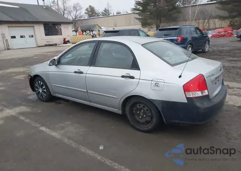 2009 Kia Spectra Ex z USA, uszkodzony, nr VIN KNAFE222595648386